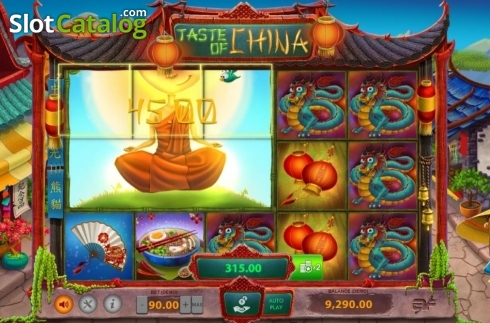 Bildschirm4. Taste of China slot