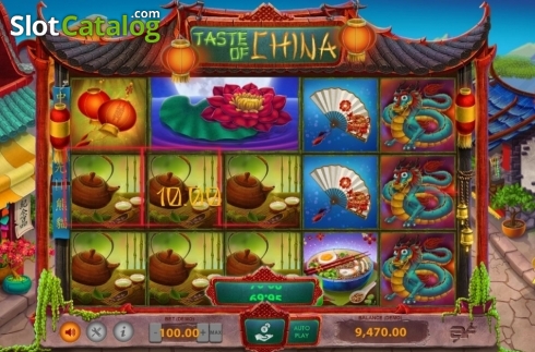 Bildschirm3. Taste of China slot