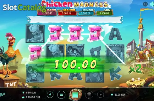 Win Screen 2. Chicken Madness slot