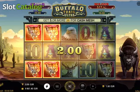 Bildschirm6. Buffalo Trail Ultra slot
