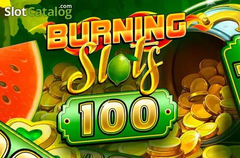 Burning Slots 100 ロゴ