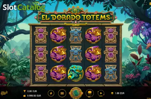 Game screen. El Dorado Totems slot