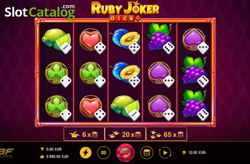 Скрін2. Ruby Joker Dice слот