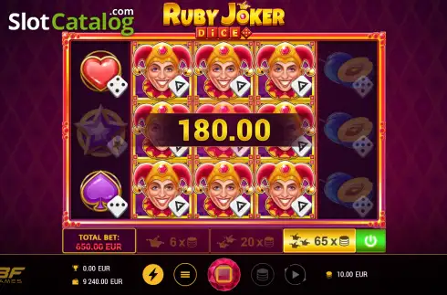 Скрін3. Ruby Joker Dice слот
