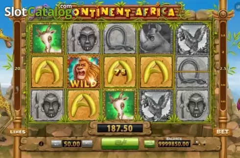 Bildschirm7. Continent Africa slot