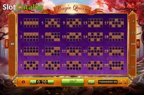 Bildschirm5. Magic Queens slot