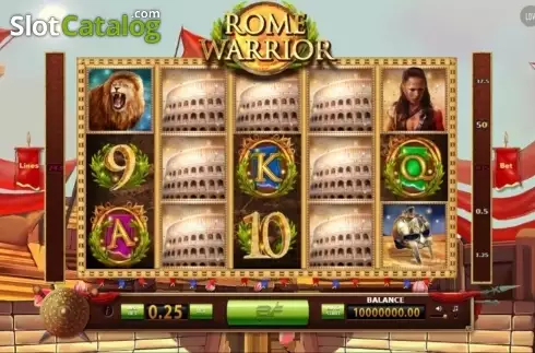 Ecran6. Rome Warrior (BF games) slot