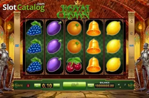 Ekran6. Royal Crown (BF games) yuvası