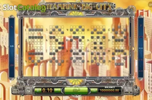 Bildschirm5. Steampunk Big City slot