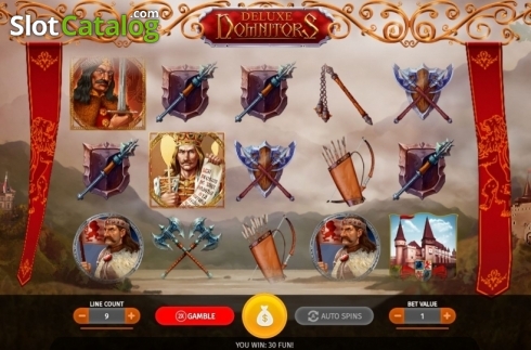 画面4. Domnitors Deluxe カジノスロット