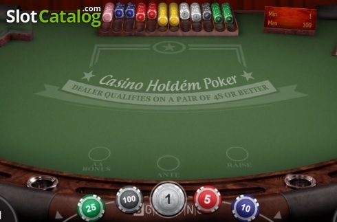 Game Screen 1. Casino Hold'em (BGaming) slot