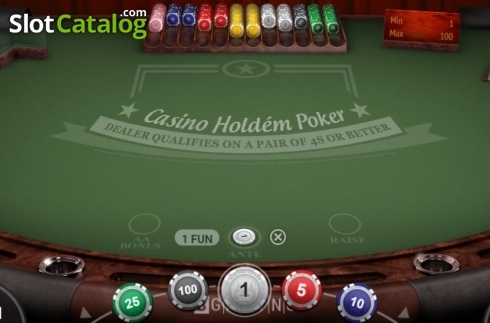 Écran3. Casino Hold'em (BGaming) Machine à sous
