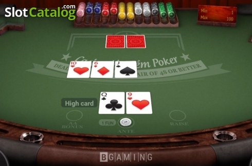 Pantalla4. Casino Hold'em (BGaming) Tragamonedas 