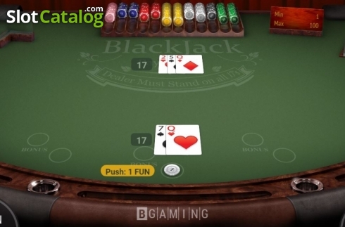 画面5. Multihand Blackjack Pro (BGaming) (マルチハンド・ブラックジャック・プロ(BGaming)) カジノスロット