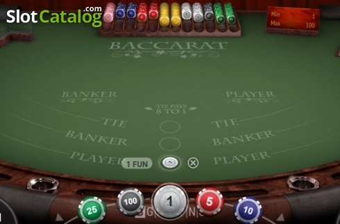 Game Screen 2. Baccarat (BGaming) slot