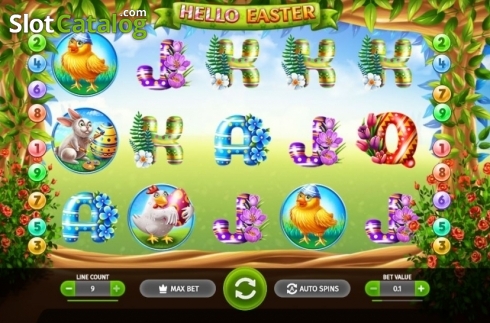 Reel Screen. Hello Easter slot