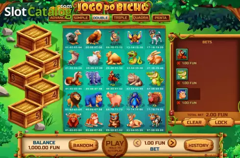 Gameplay Screen. Jogo do Bicho (BGAMING) slot