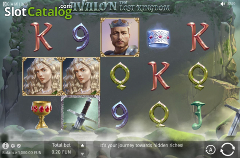 Bildschirm3. Avalon The Lost Kingdom slot