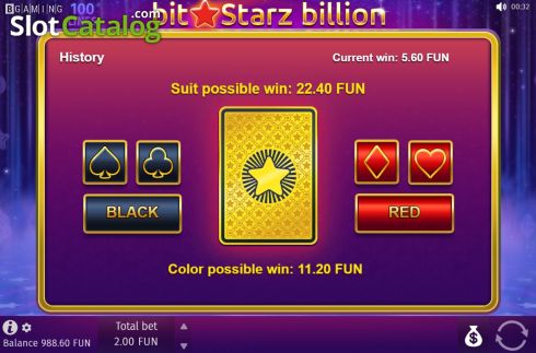 画面6. BitStarz Billion カジノスロット