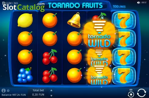 Écran6. Tornado Fruits Machine à sous