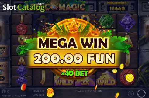 Mega Win. Aztec Magic Megaways slot