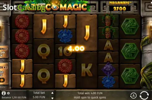Bildschirm6. Aztec Magic Megaways slot
