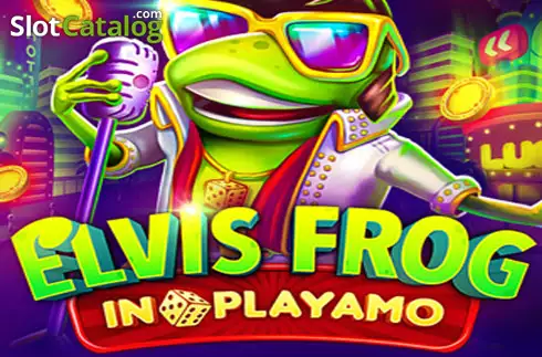Elvis Frog In PlayAmo Logotipo