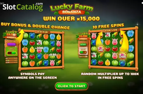 Bildschirm3. Lucky Farm Bonanza slot