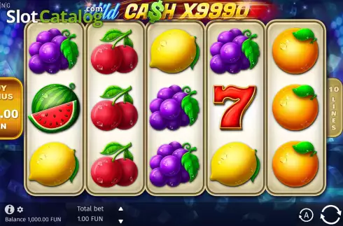 Game Screen. Wild Cash x9990 slot