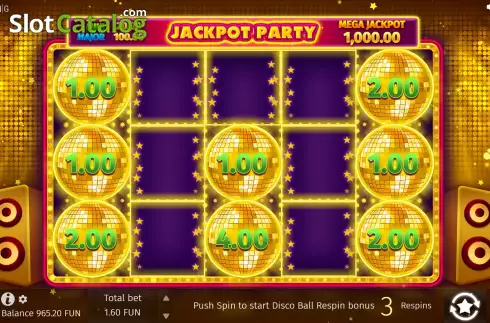 Bonus Gameplay Screen. Miss Cherry Fruits Jackpot Party slot
