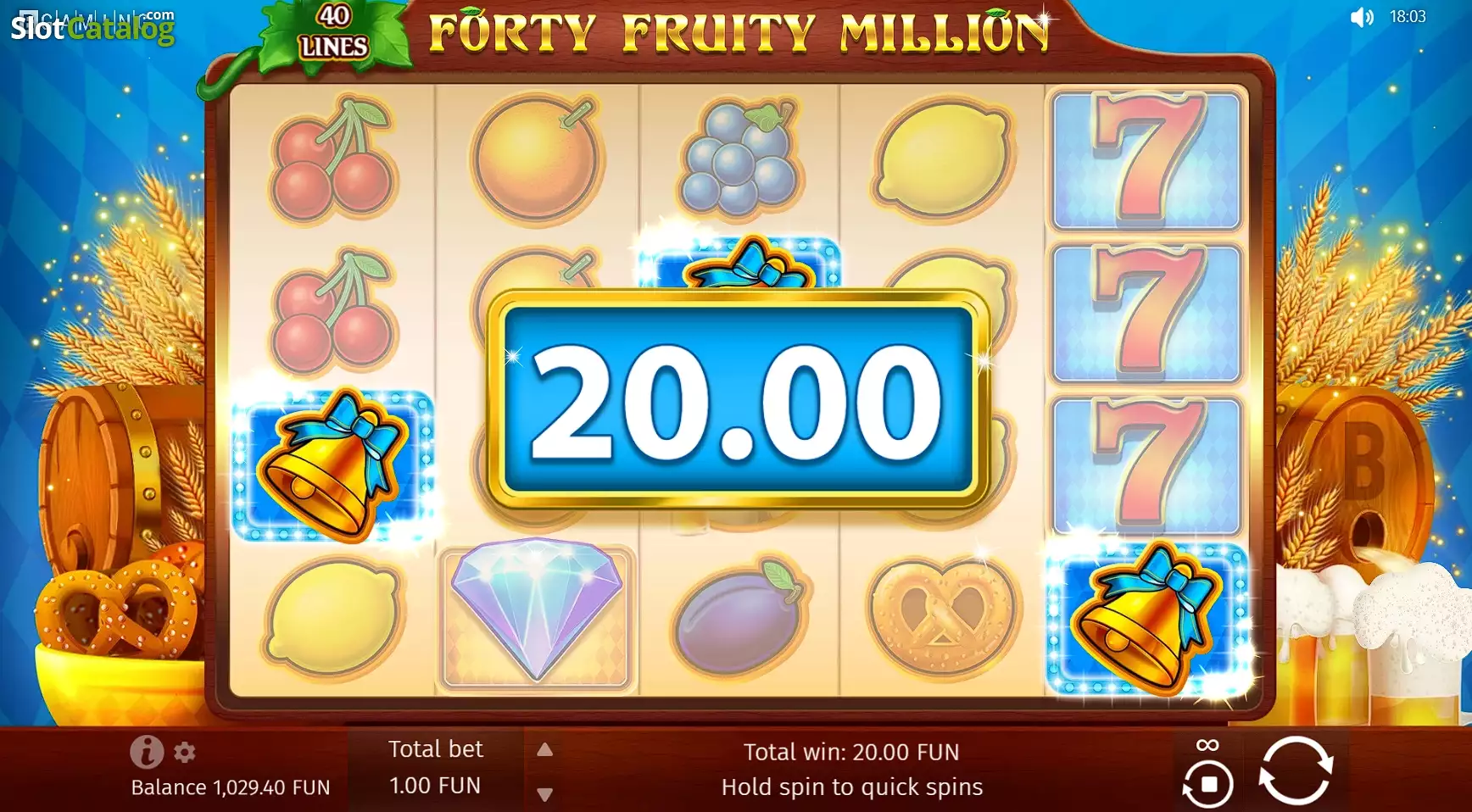 Forty Fruity Million Slot - Free Demo & Game Review