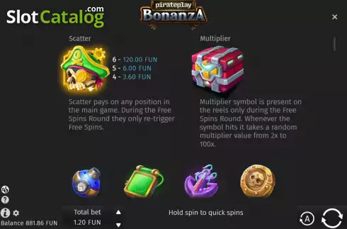 Captura de tela9. Pirateplay Bonanza slot