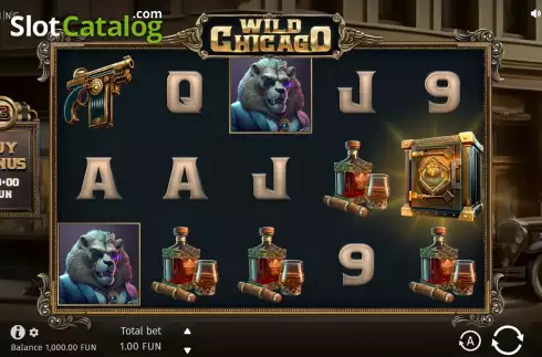 Game Screen. Wild Chicago slot