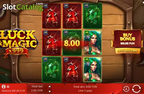 Bildschirm5. Luck & Magic slot