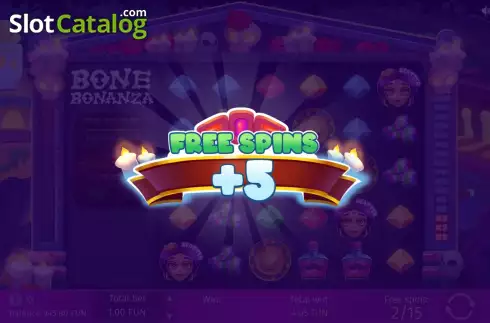 Free Spins Win Screen 2. Bone Bonanza slot