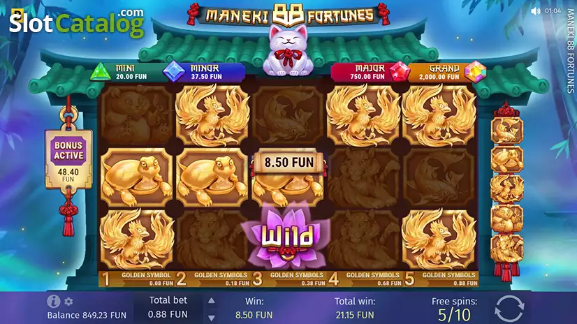 Maneki 88 Fortunes Free Spins
