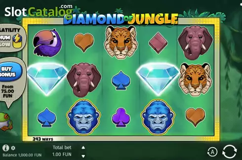 Schermo2. Diamond Of Jungle slot