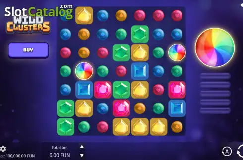 Schermo2. Wild Clusters slot