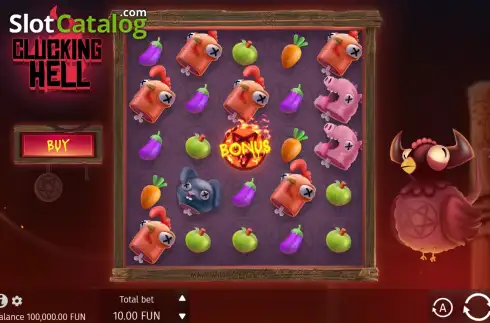 Bildschirm2. Clucking Hell slot