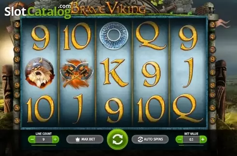 Bildschirm2. Brave Viking slot