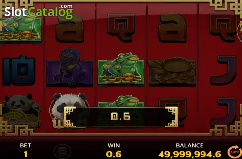 Win screen 2. Panda’s Jackpot slot