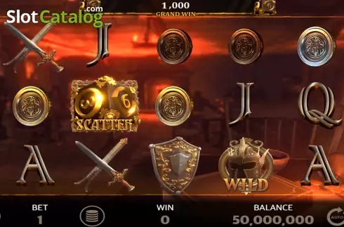 Game screen. Gold of the King slot