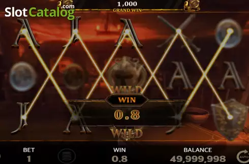Win screen. Gold of the King slot