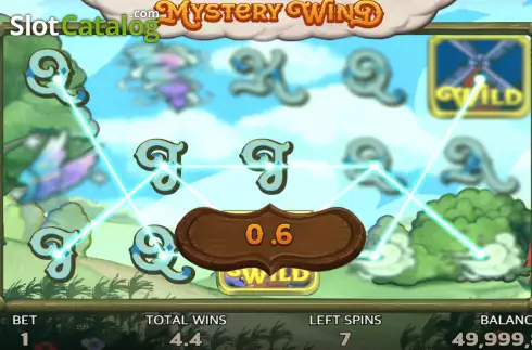 Free Spins screen 3. Mystery Wind slot