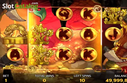 Free Spins screen 2. Gold Dragon slot