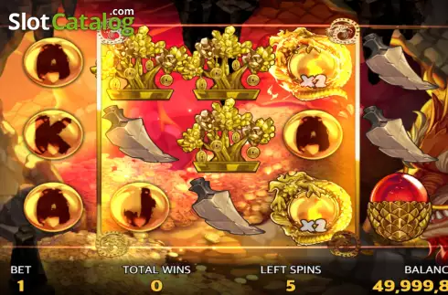 Free Spins screen 3. Gold Dragon slot