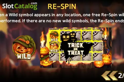 Game Features screen 2. Halloween Ghost slot