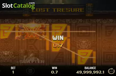 Win screen 2. Lost Treasure (BP Games) slot