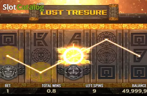 Free Spins screen 2. Lost Treasure (BP Games) slot
