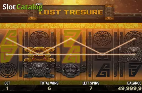 Free Spins screen 3. Lost Treasure (BP Games) slot